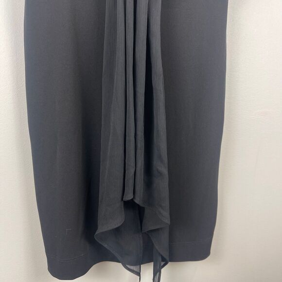 BCBGENeration Dress Women 6 Black Stretch Sweetheart Neckline Cocktail Party LBD - Picture 8 of 10